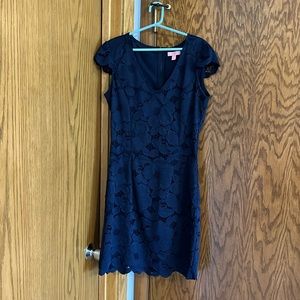 Lilly Pulitzer Navy Blue Eyelet Dress